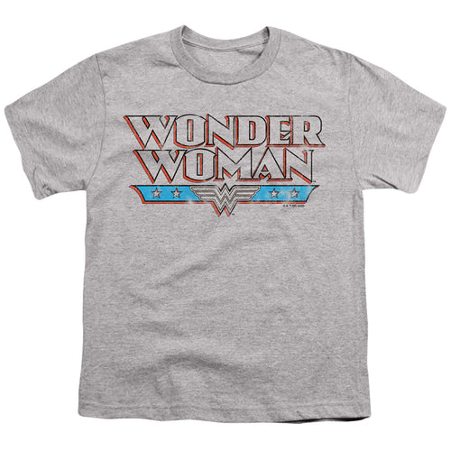 Wonder Woman Retro Logo Distressed Youth/Toddler T-Shirt