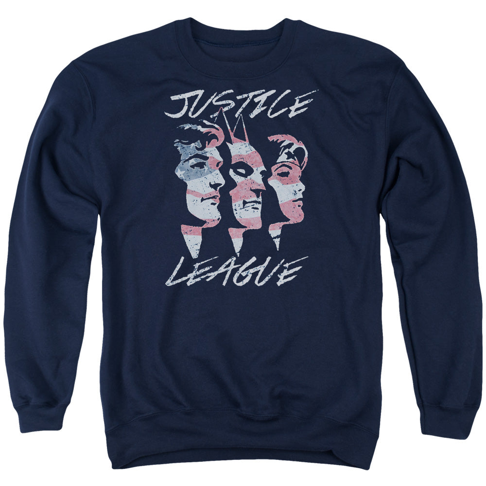 Justice League Justice For America Crewneck Sweatshirt