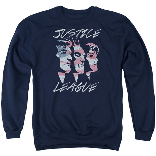Justice League Justice For America Crewneck Sweatshirt