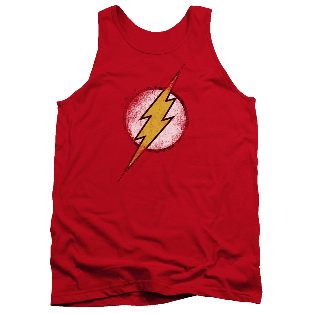 Justice League Destroyed Flash Logo Tank Top