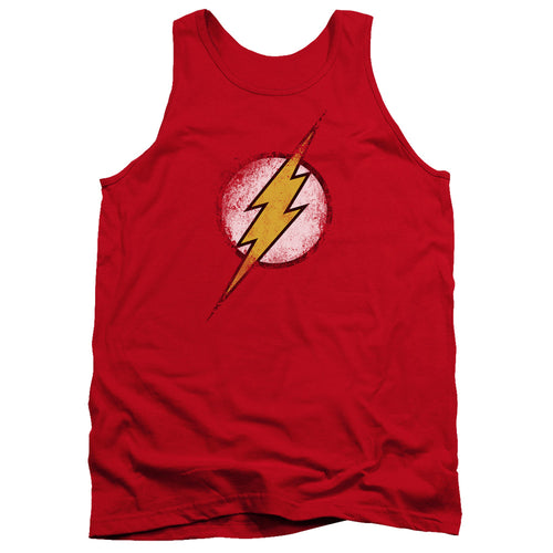 Justice League Destroyed Flash Logo Tank Top