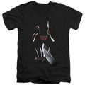 Freddy vs Jason Face Off V-Neck T-Shirt