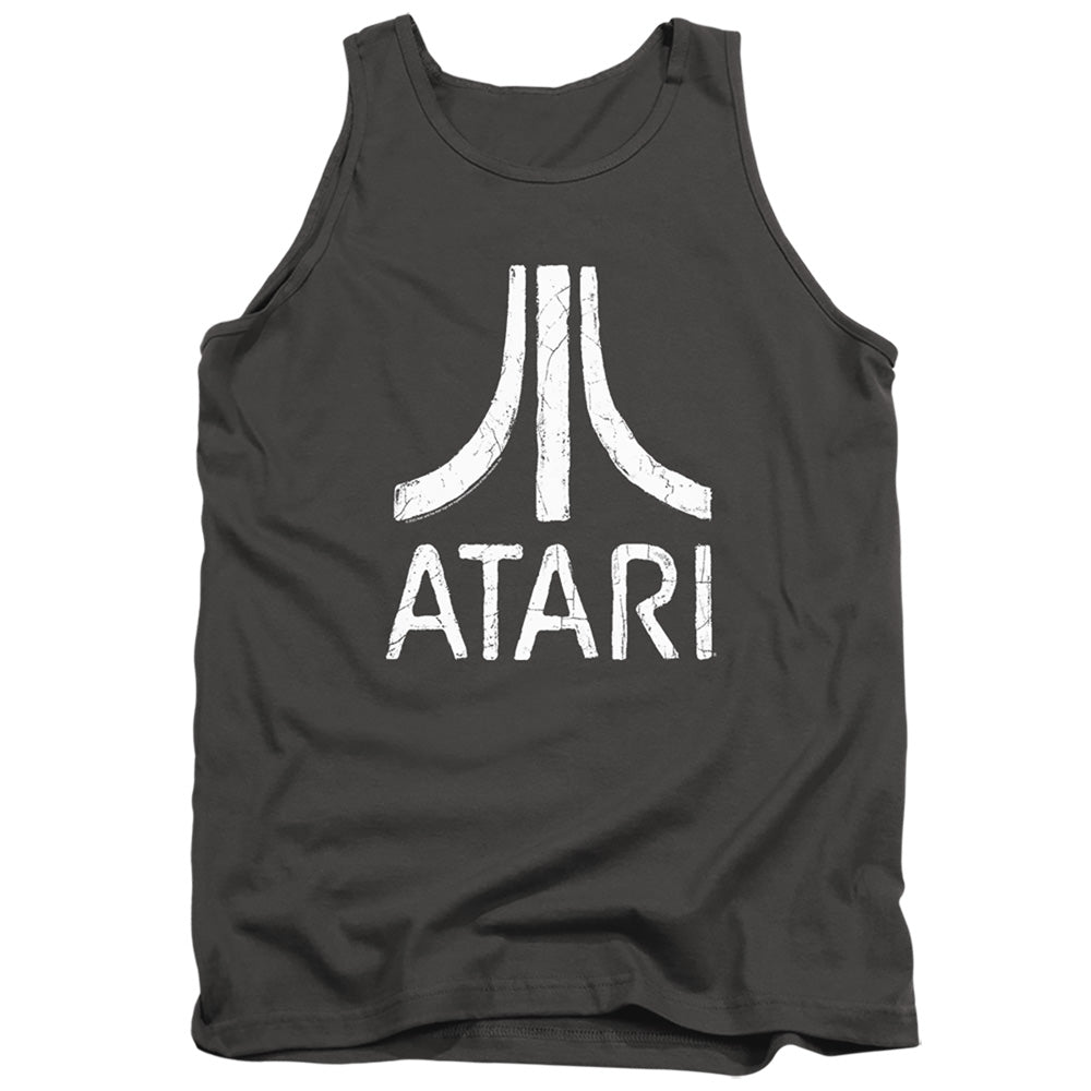 Atari Rough Logo Charcoal Tank Top