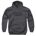 Batman Newsprint Logo Youth Hoodie