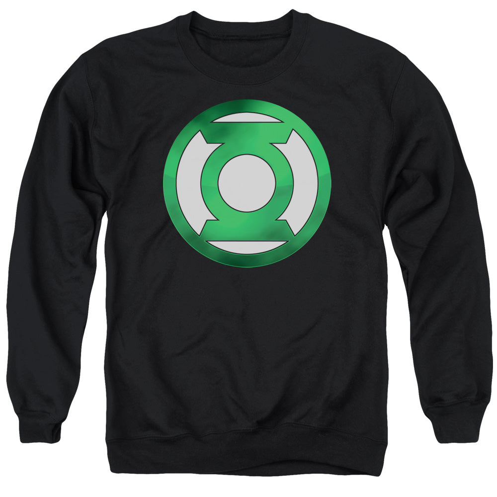 Green Lantern Green Chrome Logo Crewneck Sweatshirt