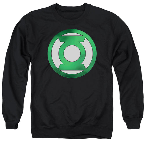 Green Lantern Green Chrome Logo Crewneck Sweatshirt
