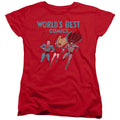 Justice League Worlds Best Womens T-Shirt