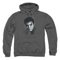 Elvis Presley Grey Portrait Pullover Hoodie