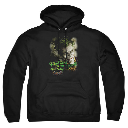 Batman Welcome To The Madhouse Pullover Hoodie