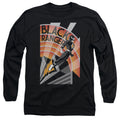 Mighty Morphin Power Rangers Black Ranger Deco Long Sleeve T-Shirt