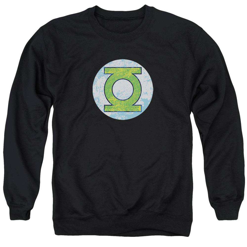 DC Comics Gl Neon Distress Logo Crewneck Sweatshirt