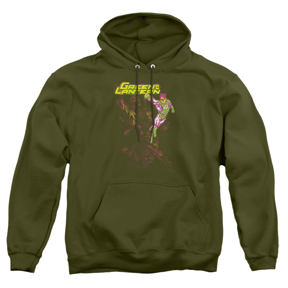 Green Lantern Lantern Spray Pullover Hoodie