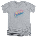 Flashdance Spray Logo V-Neck T-Shirt
