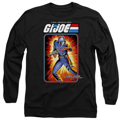 G.I. Joe Cobra Commander Card Long Sleeve T-Shirt
