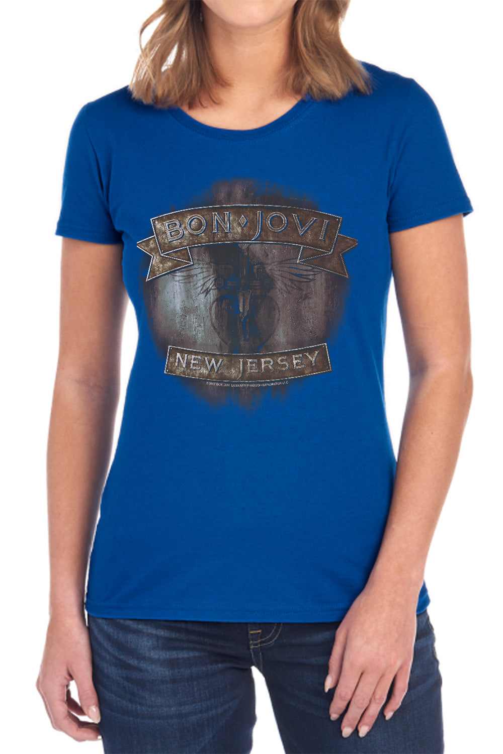 Bon Jovi New Jersey Womens T-Shirt