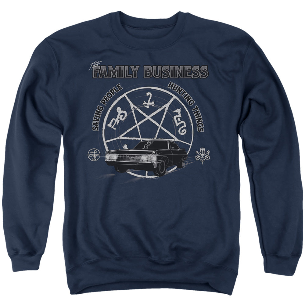 Supernatural The Family Business Impala Crewneck Sweatshirt