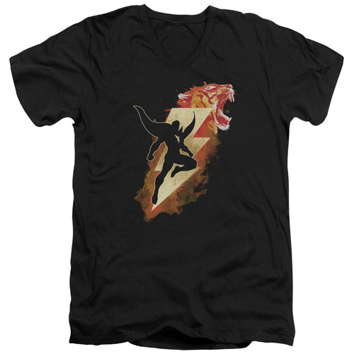 Shazam! Tiger Bolt V-Neck T-Shirt