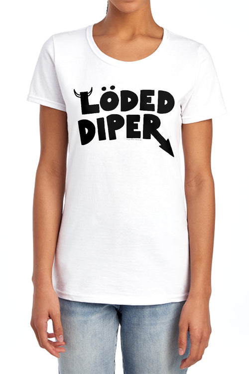 Diary of a Wimpy Kid Loded Diper Logo Womens T-Shirt
