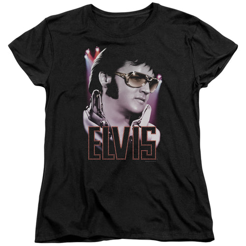Elvis Presley 70S Star Womens T-Shirt