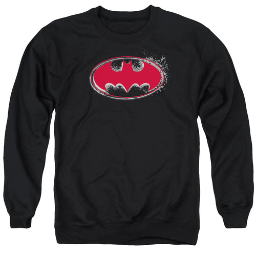 Batman Hardcore Noir Bat Logo Crewneck Sweatshirt