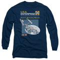 Star Trek Enterprise Owners Workshop Manual Long Sleeve T-Shirt
