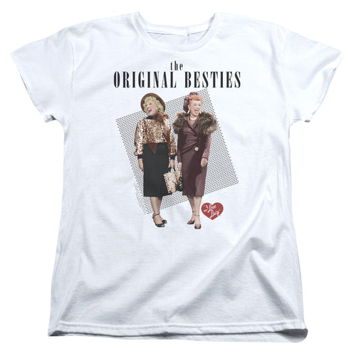 I Love Lucy Original Bestie Womens T-Shirt