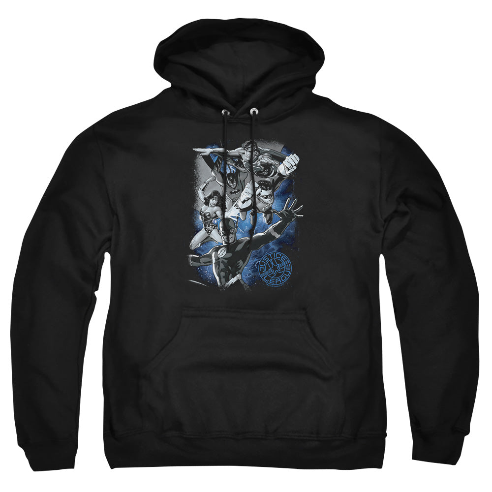 Justice League Galactic Attack Nebula Pullover Hoodie