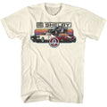 Gradient Collage Carroll Shelby t-shirt in natural