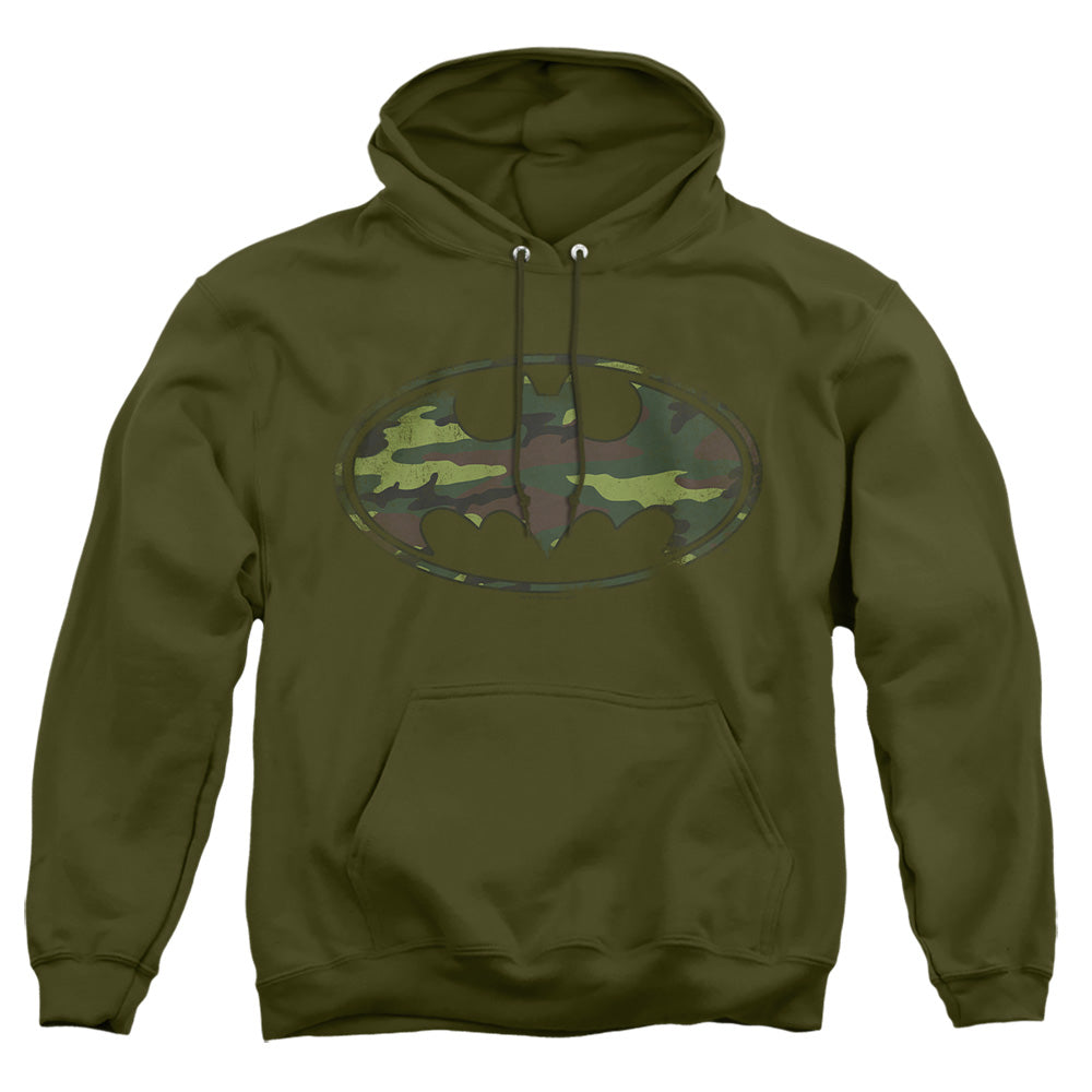 Batman Distressed Camo Shield Pullover Hoodie