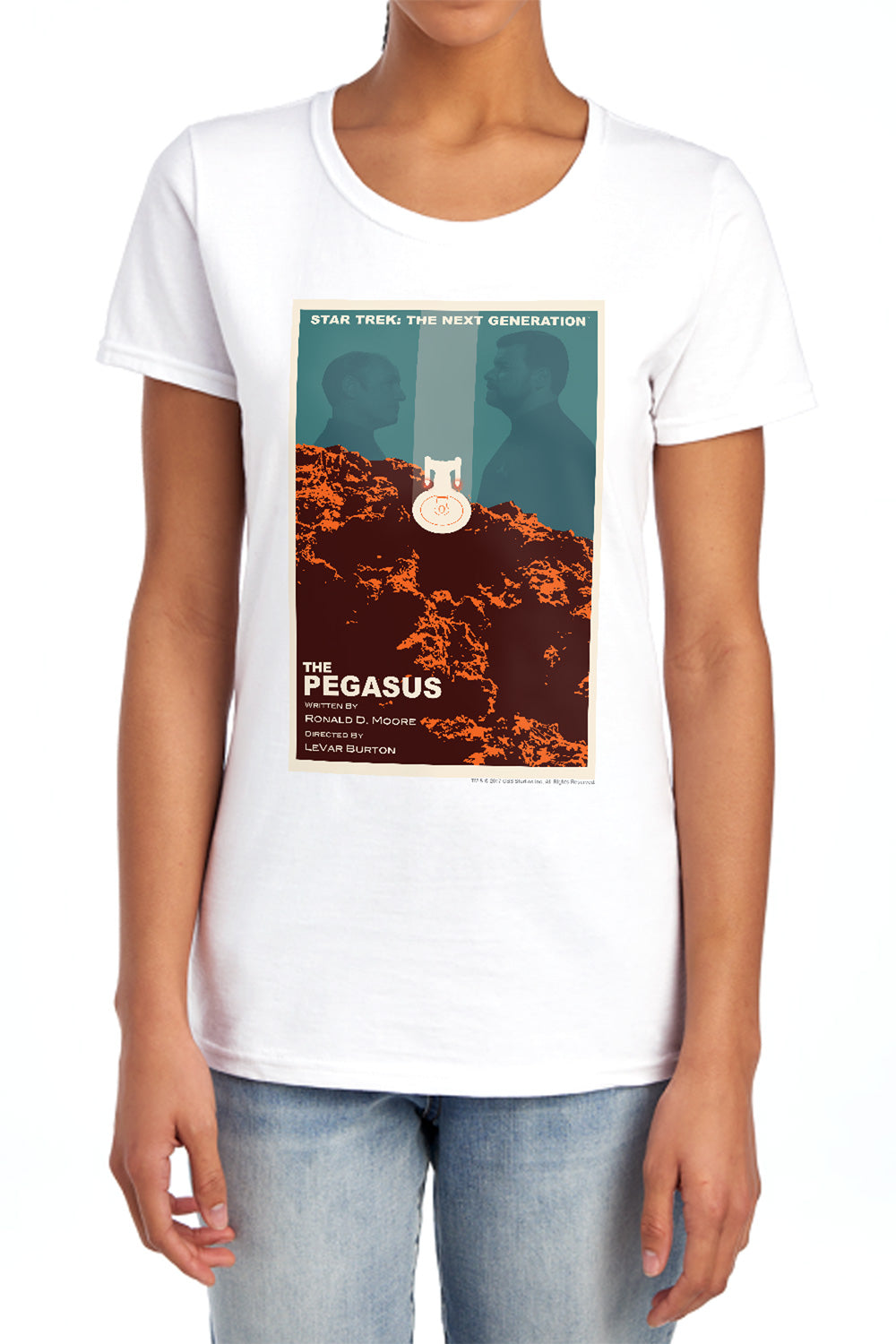 Star Trek The Pegasus Womens T-Shirt