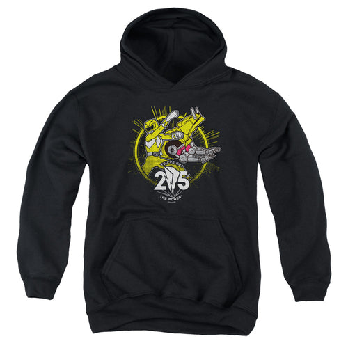 Mighty Morphin Power Rangers Yellow 25 Youth Hoodie