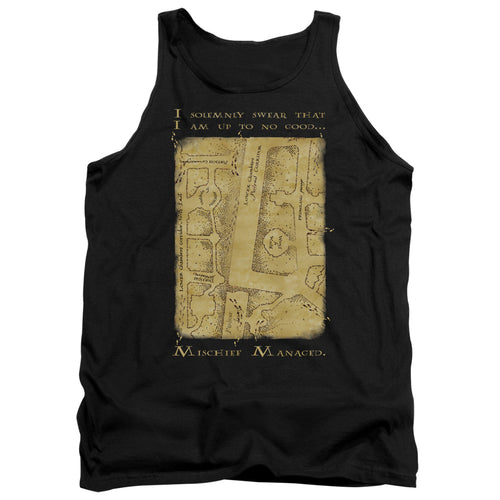 Harry Potter Marauders Map Interior Words Tank Top