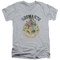 Harry Potter Hogwarts Crest V-Neck T-Shirt