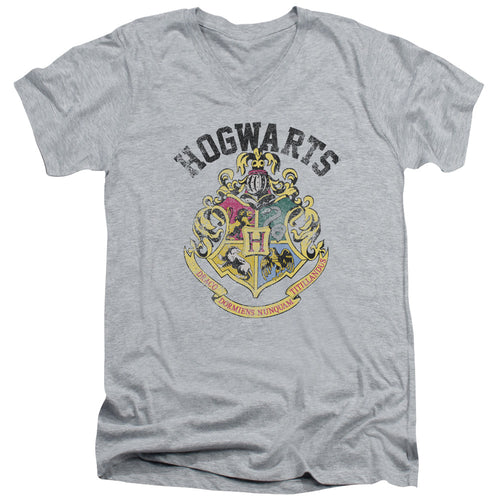 Harry Potter Hogwarts Crest V-Neck T-Shirt