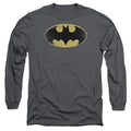 Batman Distressed Shield Long Sleeve T-Shirt