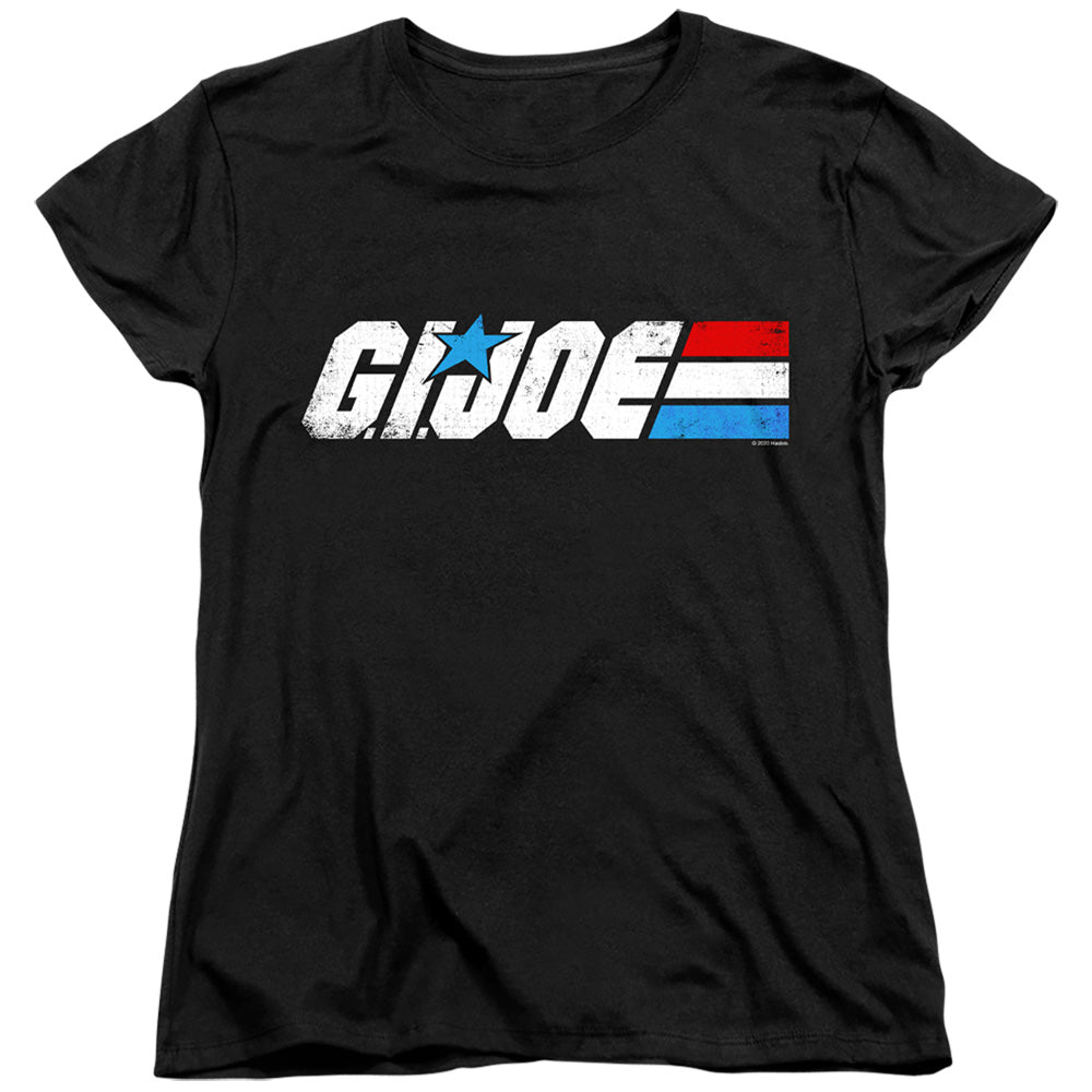 G.I. Joe Distressed Logo Womens T-Shirt