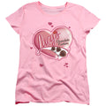 I Love Lucy Chocolate Smudges Womens T-Shirt