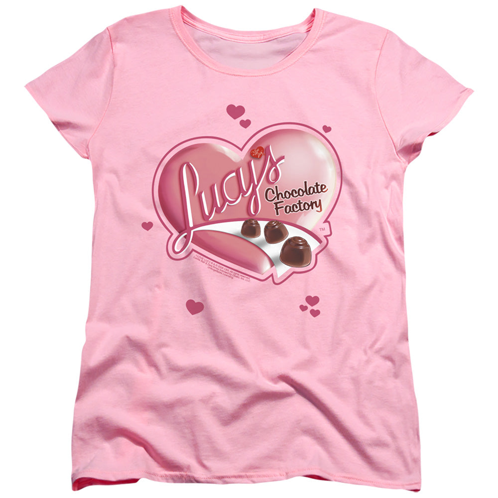 I Love Lucy Chocolate Smudges Womens T-Shirt