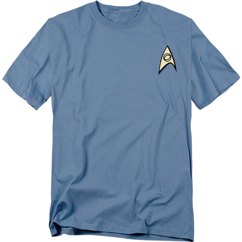 Star Trek Science Uniform Foil T-Shirt