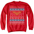 Wonder Woman Ugly Christmas Logo Crewneck Sweatshirt
