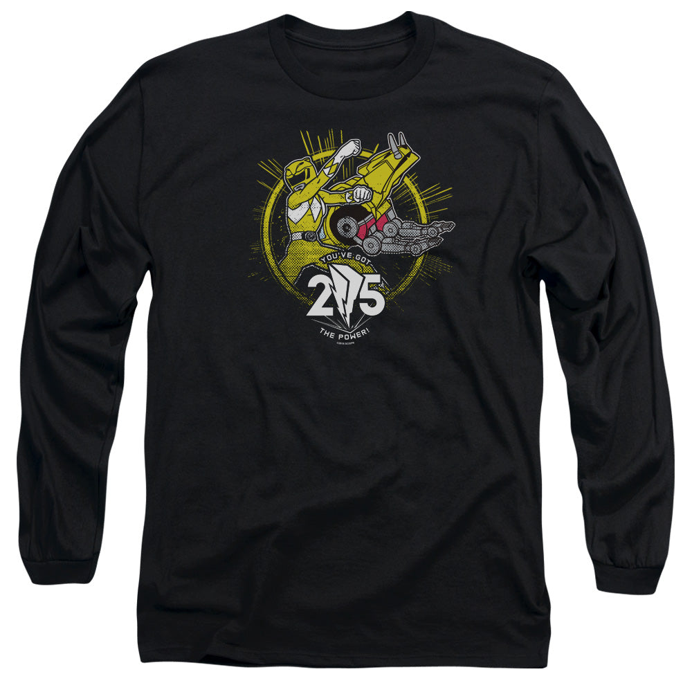 Mighty Morphin Power Rangers Yellow 25 Long Sleeve T-Shirt
