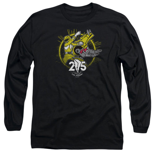 Mighty Morphin Power Rangers Yellow 25 Long Sleeve T-Shirt