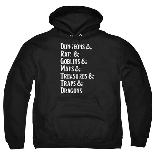 Dungeons & Dragons Dungeon List Pullover Hoodie