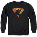 Superman S Shield Knockout Crewneck Sweatshirt