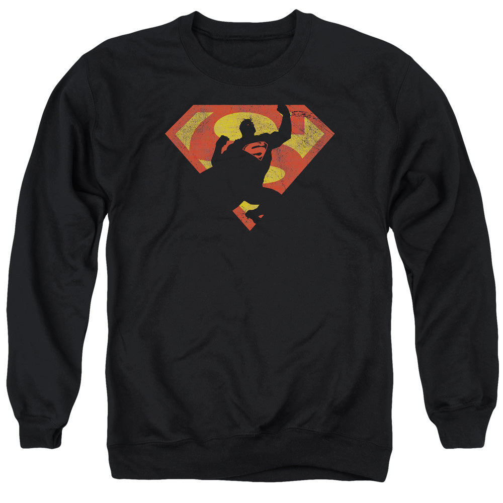 Superman S Shield Knockout Crewneck Sweatshirt
