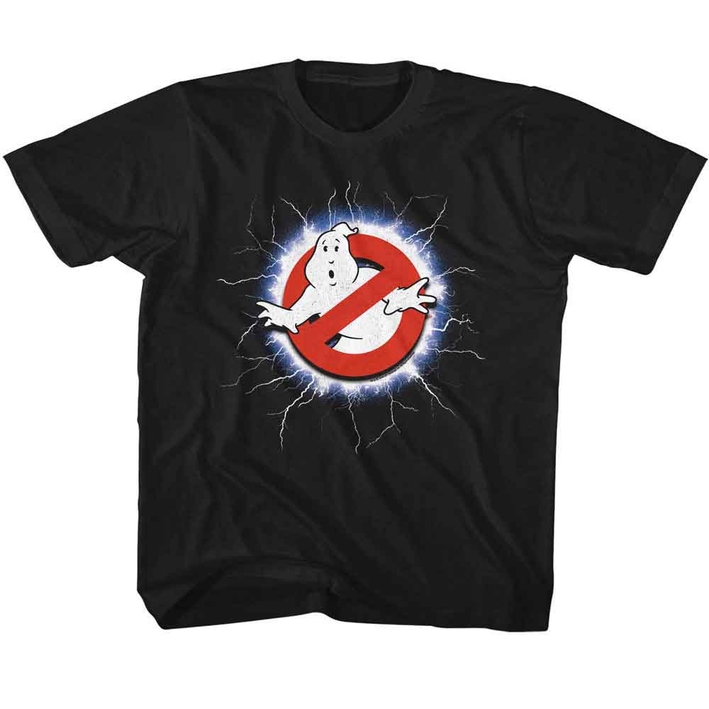 The Real Ghostbusters Lightning and Logo Youth/Toddler T-Shirt