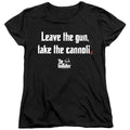 The Godfather Gun Cannoli Womens T-Shirt