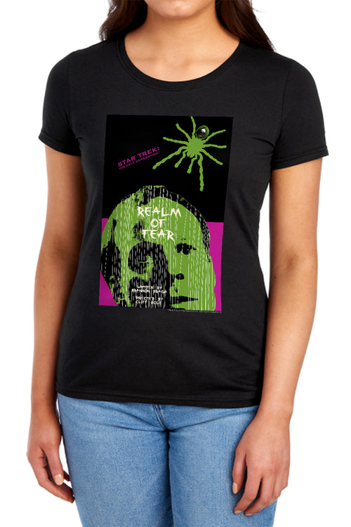 Star Trek Realm of Fear Black Womens T-Shirt