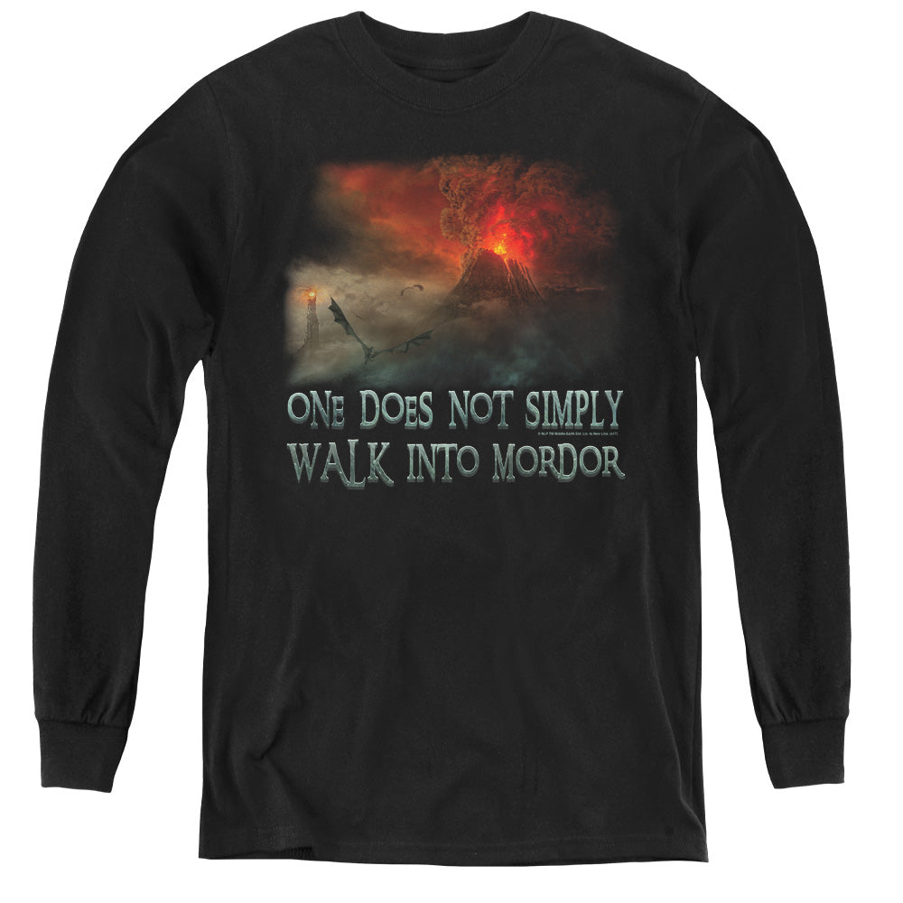 Lord of the Rings Walk In Mordor Youth Long Sleeve T-Shirt