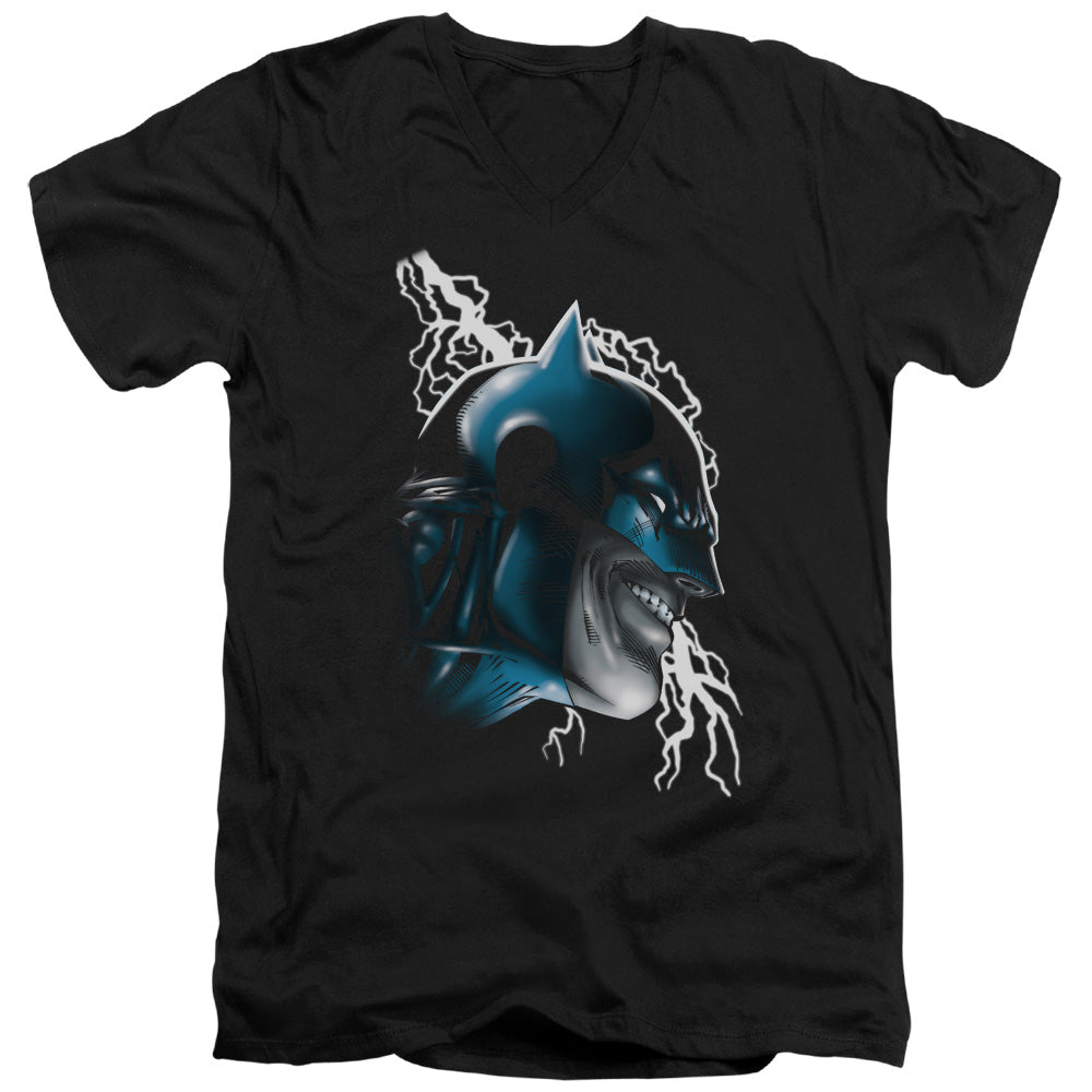 Batman Crazy Grin V-Neck T-Shirt